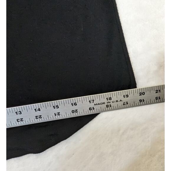 INC International Concepts Women Top L Black Blouse Long Sleeves Shirt - Picture 10 of 10